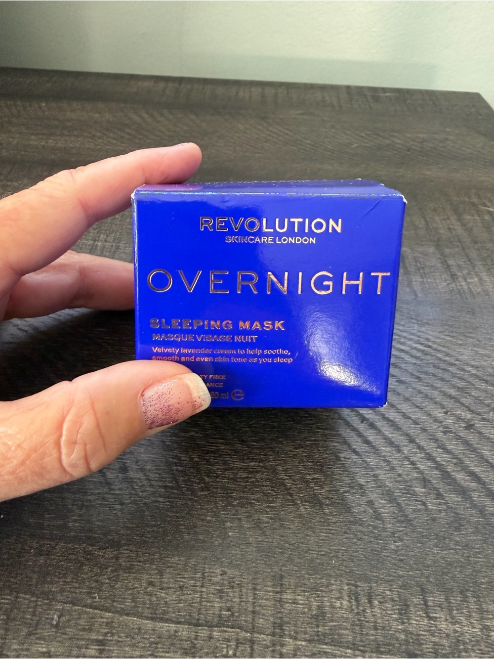 Skincare product box
